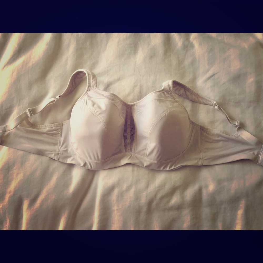 White Panache sports bra